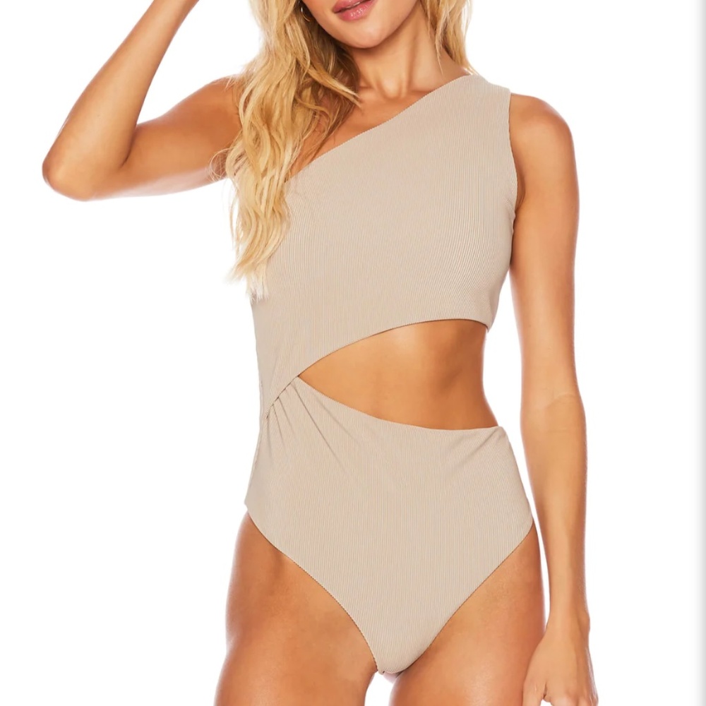 Beach Riot Celine Beige Swim